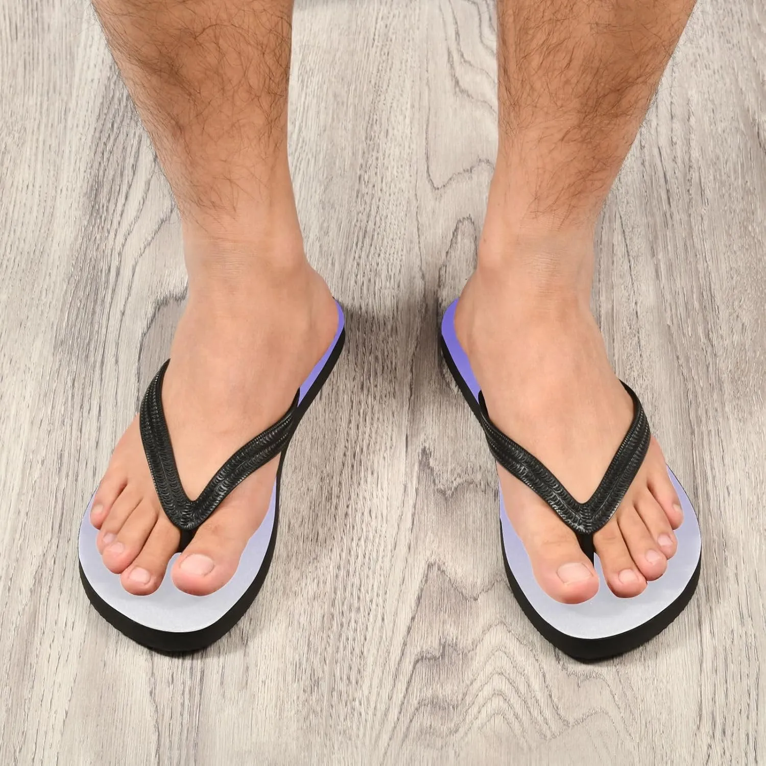 Women Beach Summer Casual Flip Flop Gradient BlueQuick Dry Sandals Slipper for Men Gradient Blue