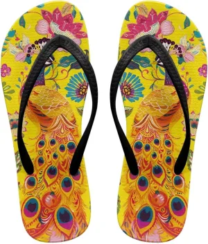 Women's Arch Support Flip Flops Beach House Cushioned Slides Fashion Cushion Quick Drying Sandals for Party Size 5.5-9.5 Black Sole