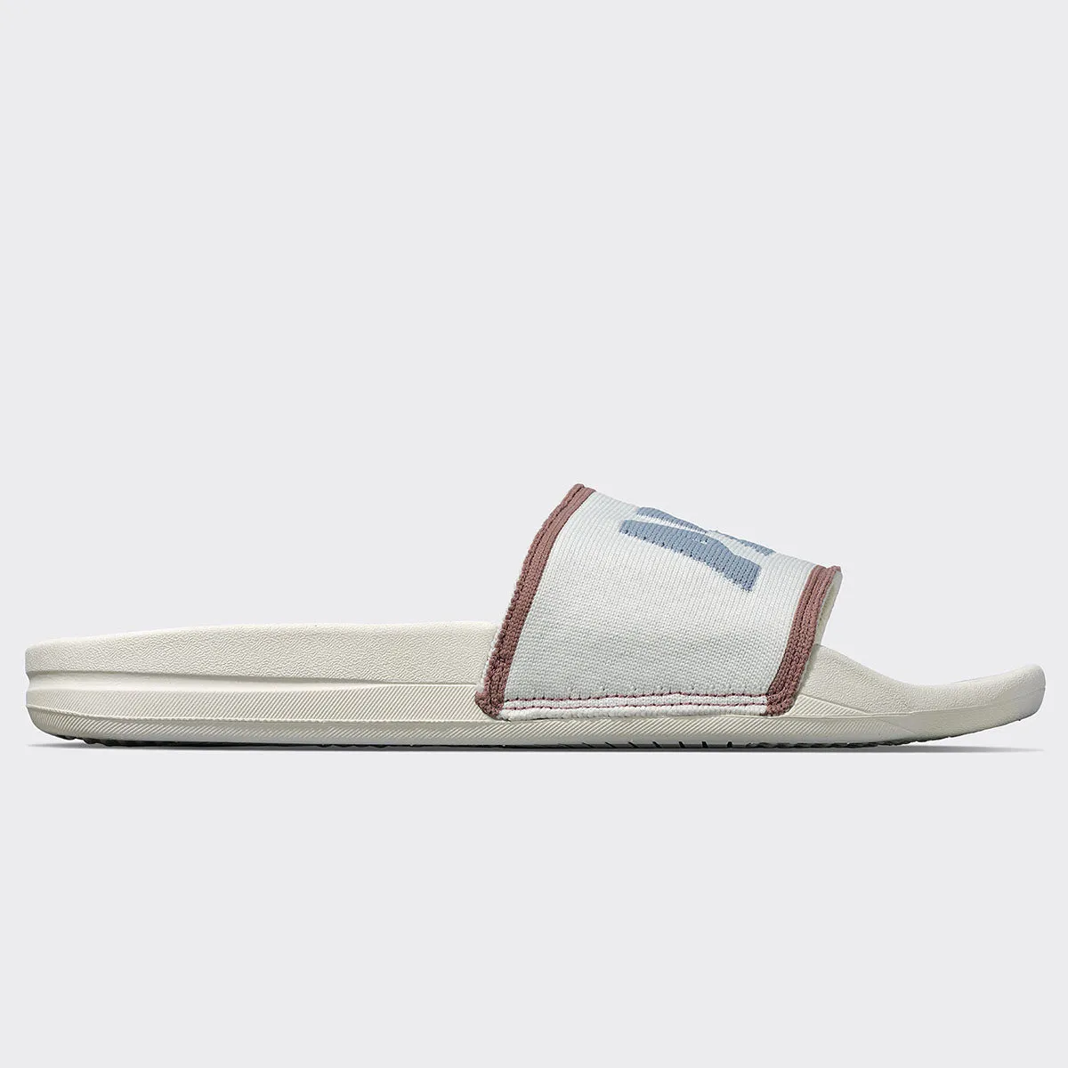 Women's | Big Logo TechLoom Slide | Ivory / Forged Blue / Beachwood