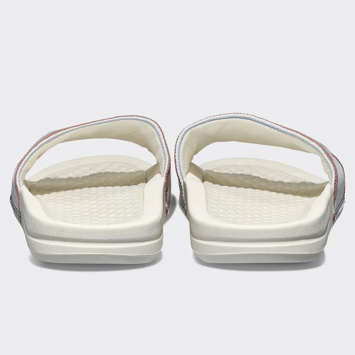 Women's | Big Logo TechLoom Slide | Ivory / Forged Blue / Beachwood