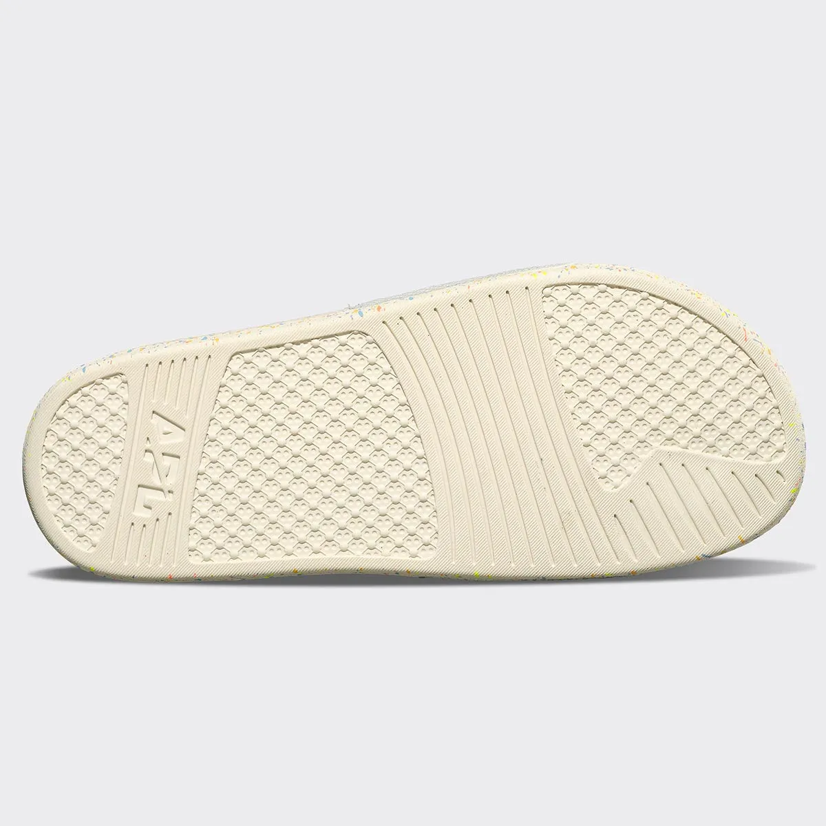 Women's | Big Logo TechLoom Slide | Pristine / Neon / Speckle