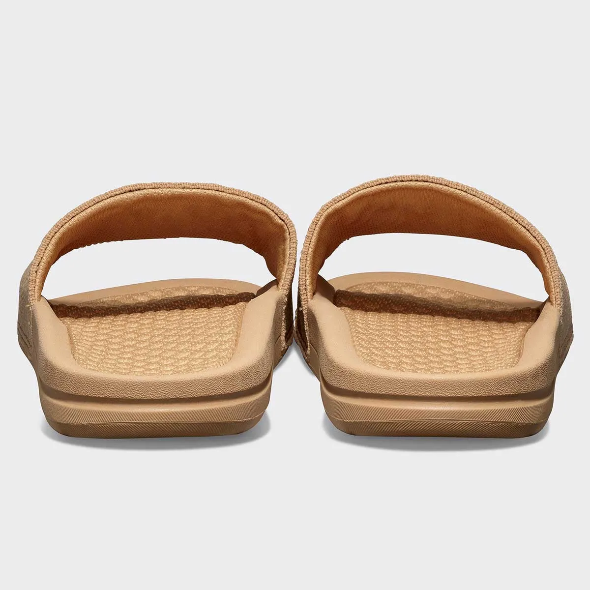 Women's | Big Logo TechLoom Slide | Tan / Pristine / Chocolate