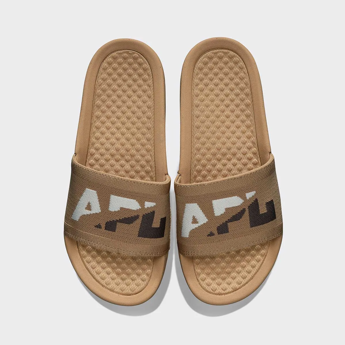 Women's | Big Logo TechLoom Slide | Tan / Pristine / Chocolate