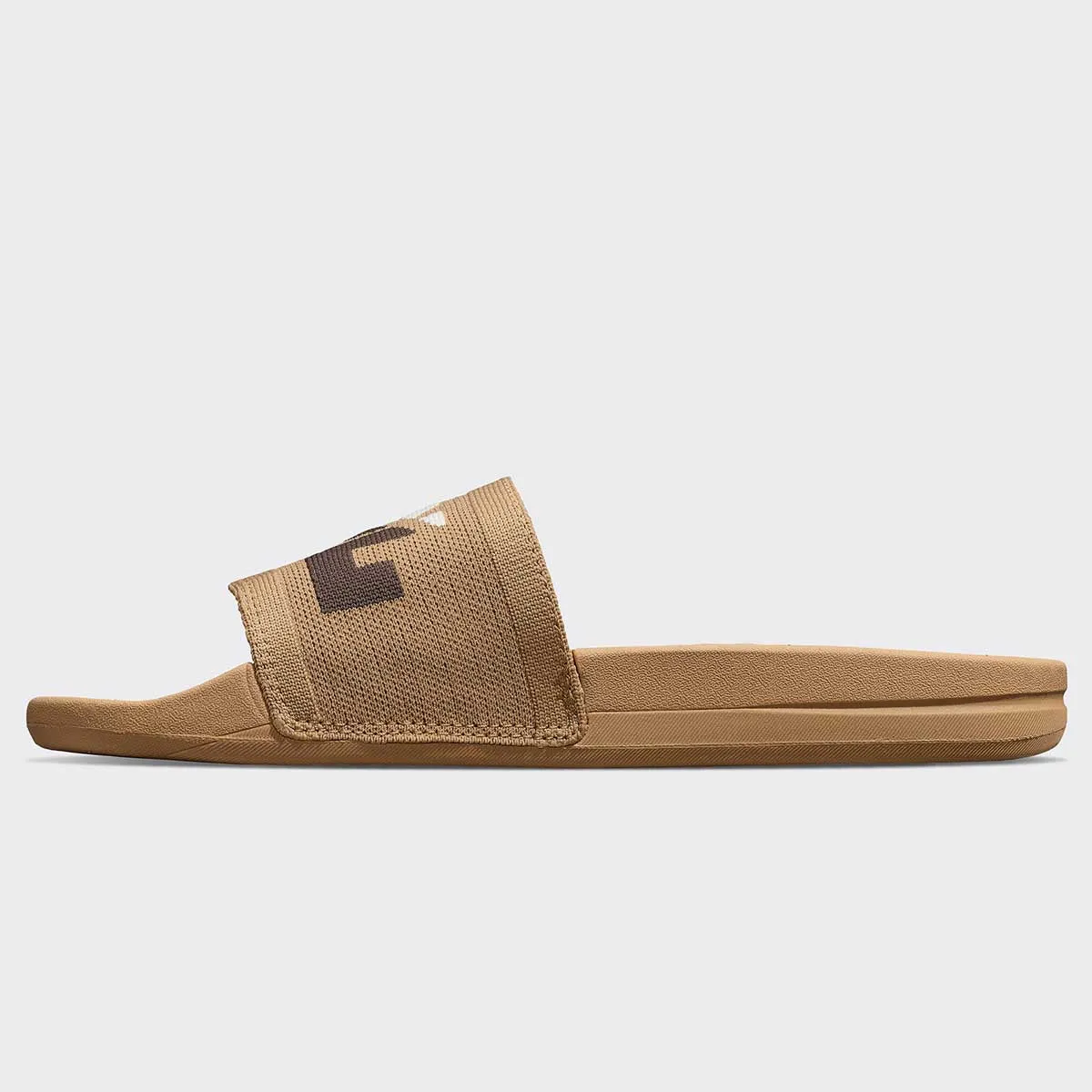 Women's | Big Logo TechLoom Slide | Tan / Pristine / Chocolate