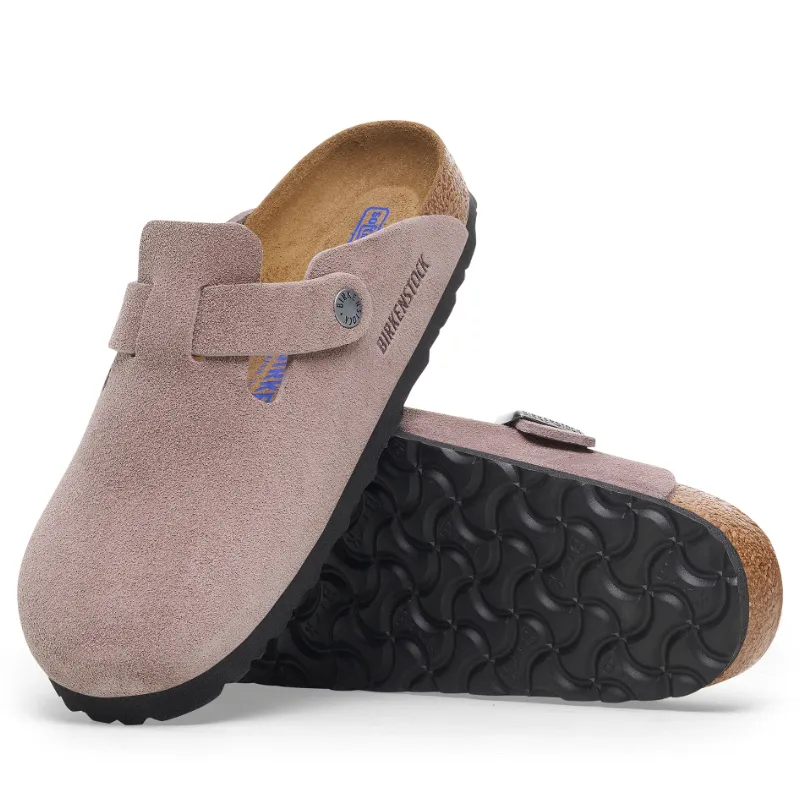 Women’s Birkenstock Boston Soft Footbed – Faded Purple