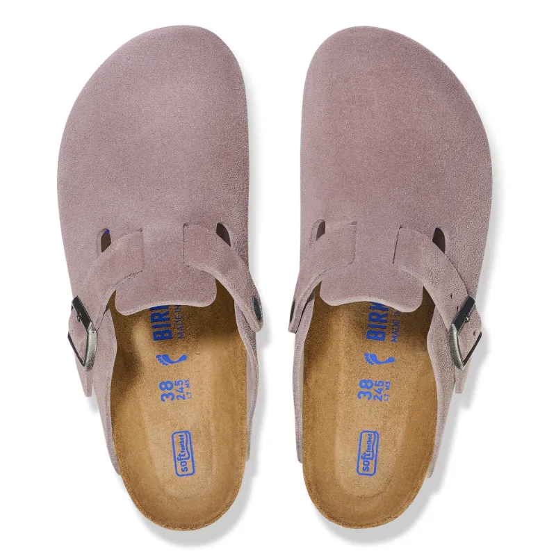 Women’s Birkenstock Boston Soft Footbed – Faded Purple
