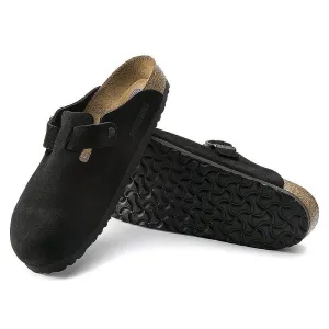 Women's Boston Suede Soft Footbed Clogs