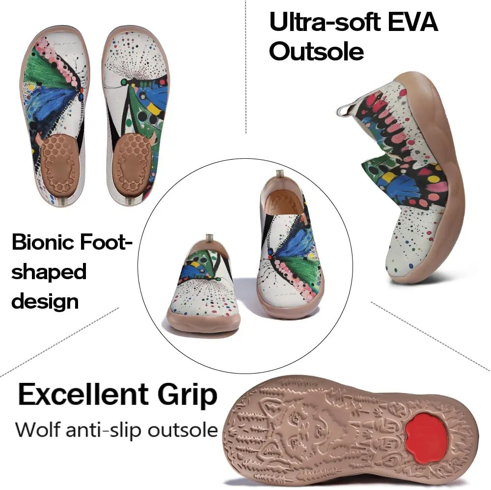 Women's Casual Art Travel Shoes, one Foot Casual Shoes, Comfortable, Lightweight and Fashionable
