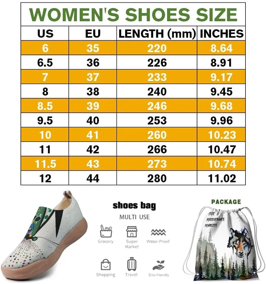 Women's Casual Art Travel Shoes, one Foot Casual Shoes, Comfortable, Lightweight and Fashionable