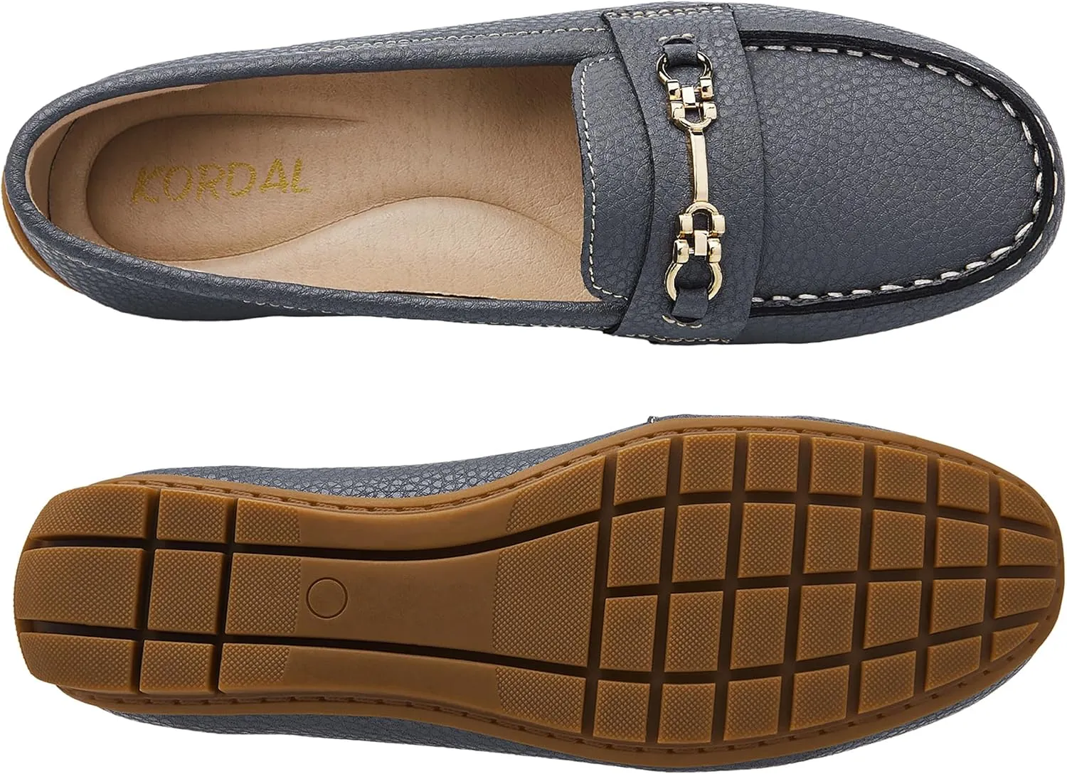 Women's Comfortable & Lightweight Leather Loafers Slip-Ons Driving Mocs Walking Shoes Cute Business Casual Dress Shoes Work Flats for Women