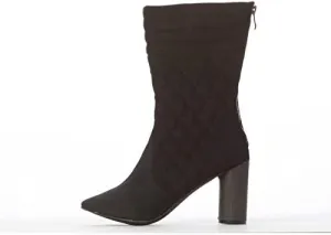 Women's Marie Vegan Quilted Round Heel Boot