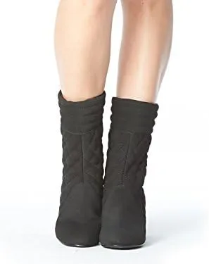 Women's Marie Vegan Quilted Round Heel Boot