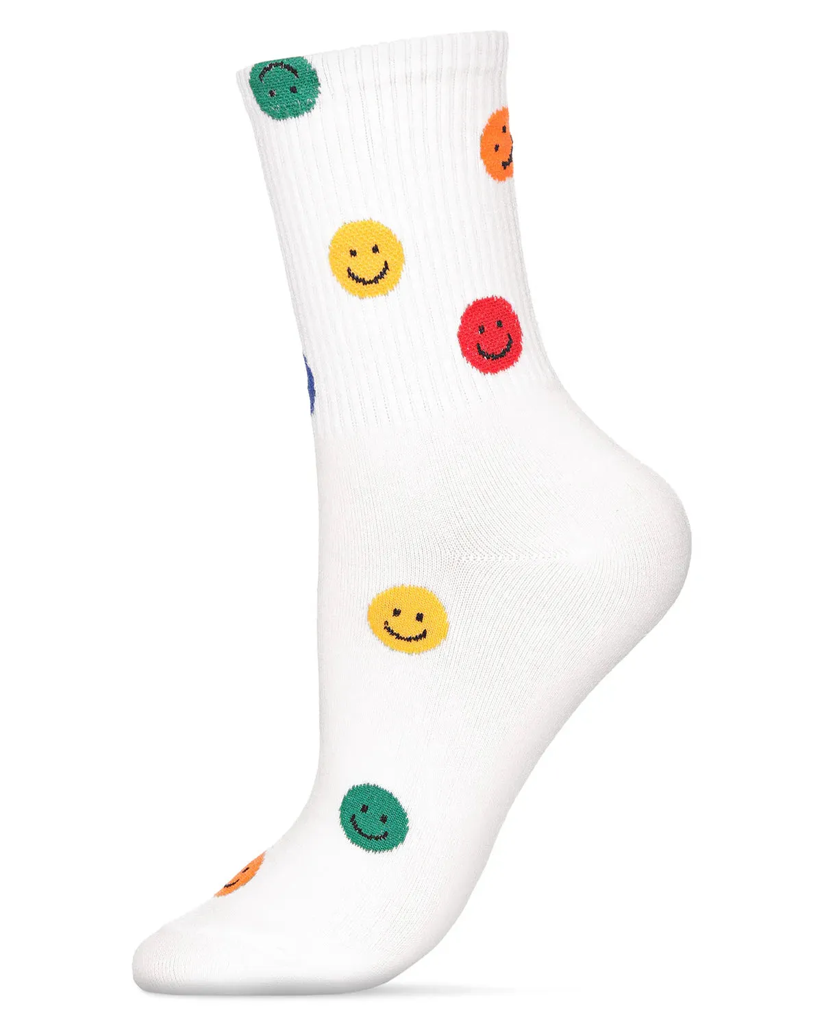 Women's "Happy Days" Lightweight Crew Socks