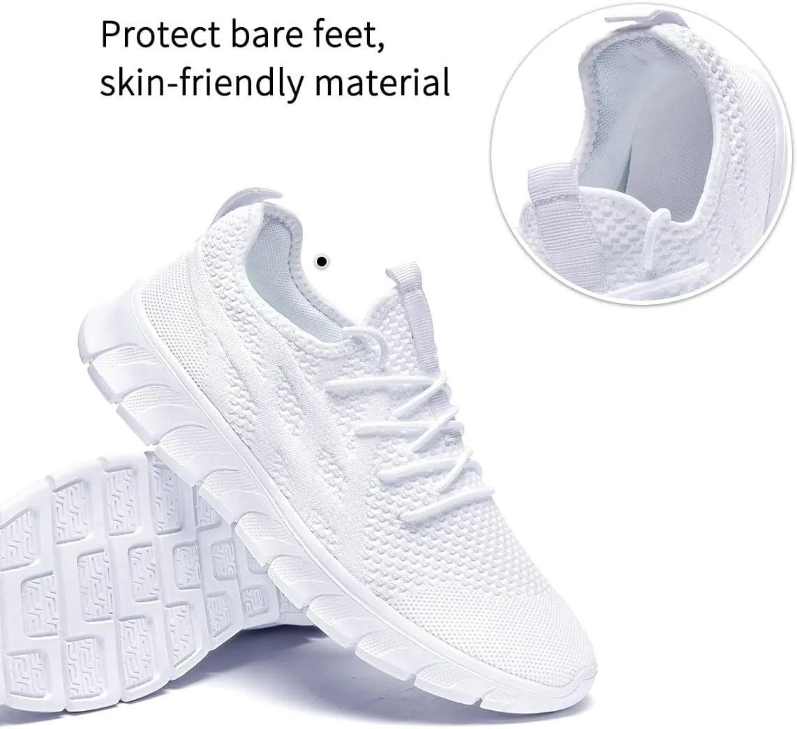Women's Running Shoes Walking Sneakers Sports Athletic Workout Tennis Gym Casual Fashion Fitness Breathable Lightweight Comfortable Mesh Soft Shoe