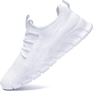 Women's Running Shoes Walking Sneakers Sports Athletic Workout Tennis Gym Casual Fashion Fitness Breathable Lightweight Comfortable Mesh Soft Shoe