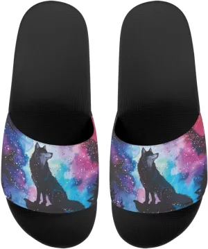 Womens Sandals Fat Slides Open Toe Slide Slippers Travel Fashion Slide Sandals Non Slip Shower Slippers