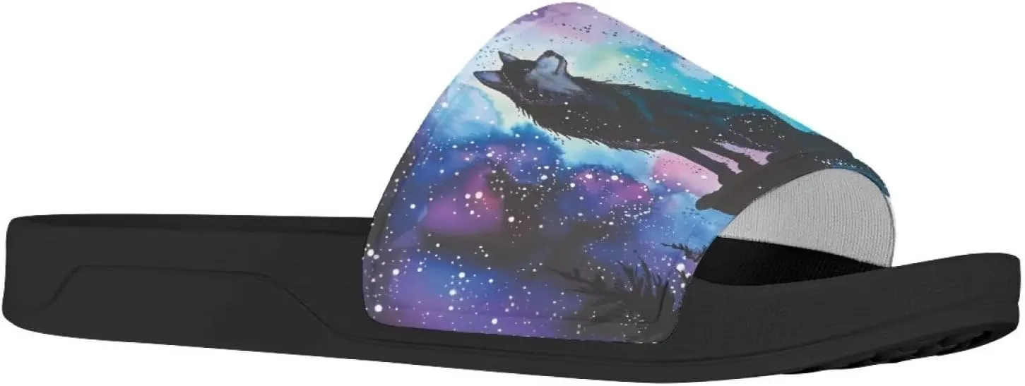 Womens Sandals Fat Slides Open Toe Slide Slippers Travel Fashion Slide Sandals Non Slip Shower Slippers