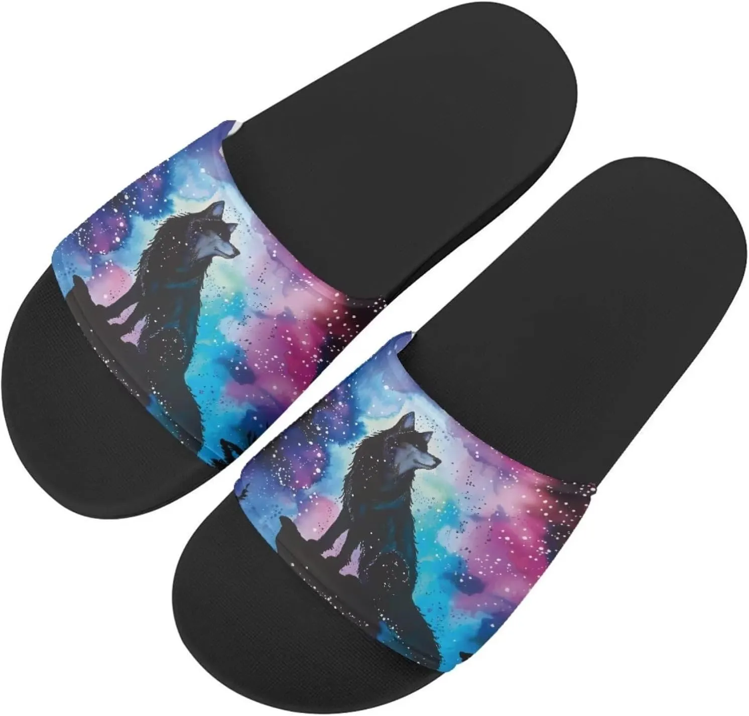 Womens Sandals Fat Slides Open Toe Slide Slippers Travel Fashion Slide Sandals Non Slip Shower Slippers