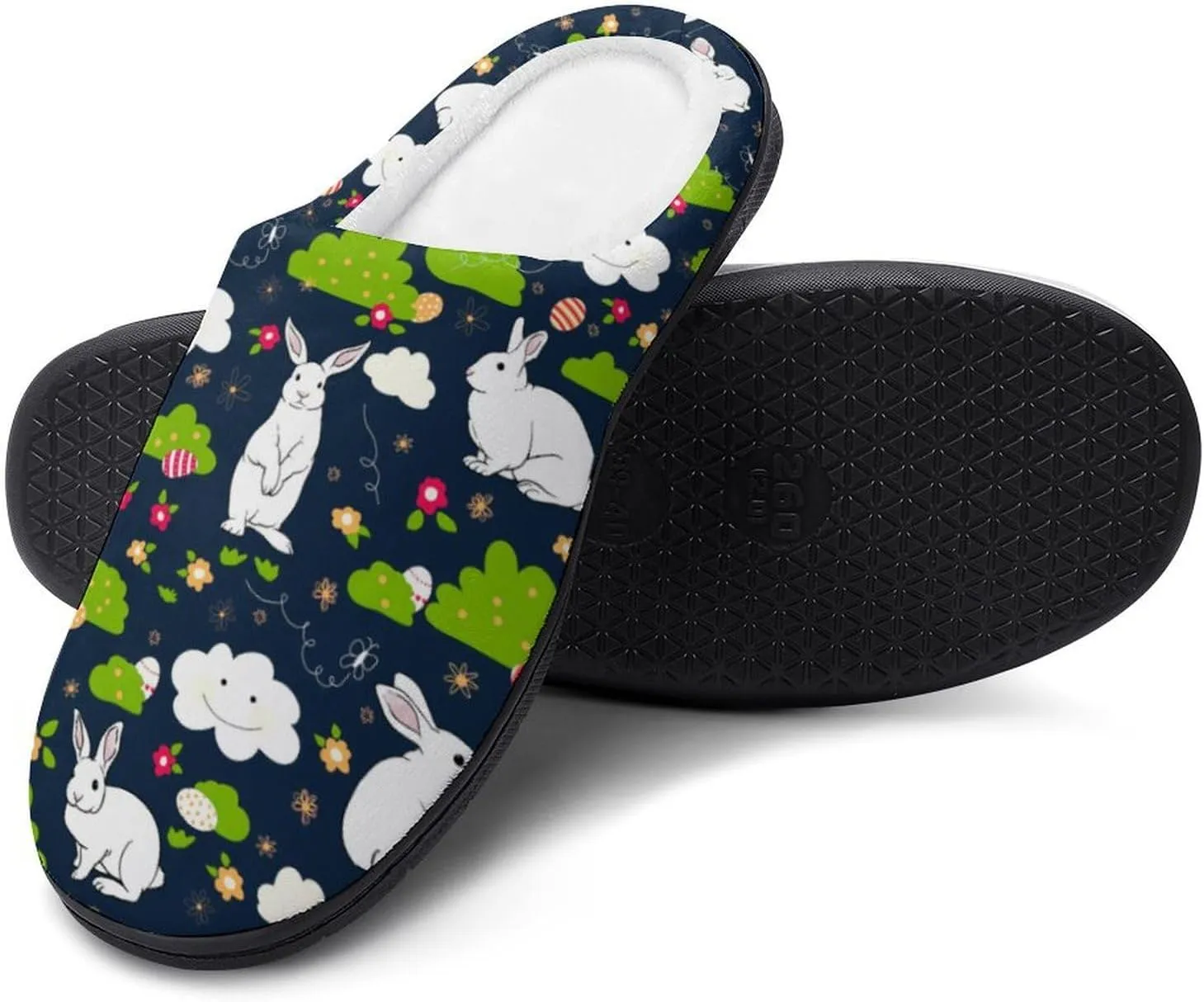 Womens Slippers Bedroom Slip-On Shoes Men's Halloween Slippers Warm House Slippers Indoor Outdoor Memory Foam Slippers