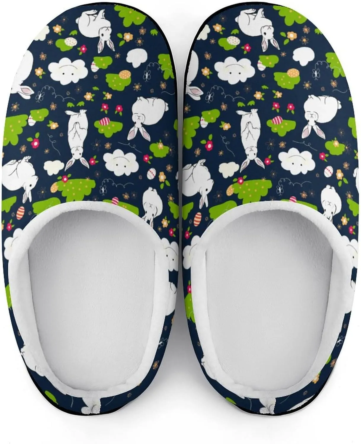 Womens Slippers Bedroom Slip-On Shoes Men's Halloween Slippers Warm House Slippers Indoor Outdoor Memory Foam Slippers