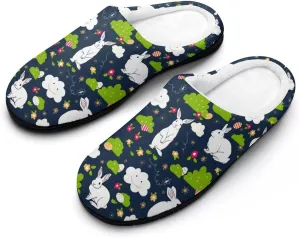 Womens Slippers Bedroom Slip-On Shoes Men's Halloween Slippers Warm House Slippers Indoor Outdoor Memory Foam Slippers