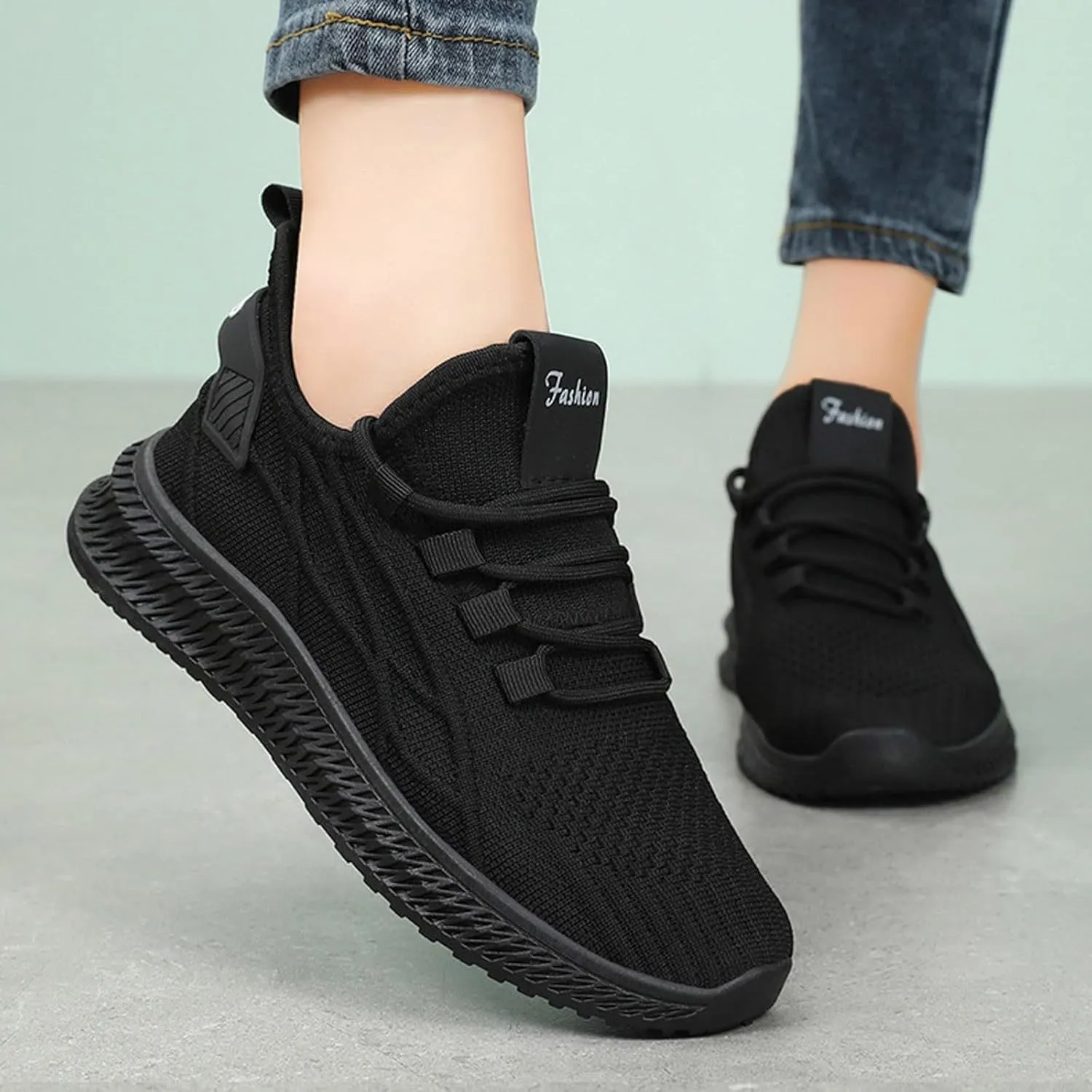 Womens Walking Shoes Slip On Sneakers Lightweight Breathable Fashion Casual Shoes for Travel Work Tennis Shoes