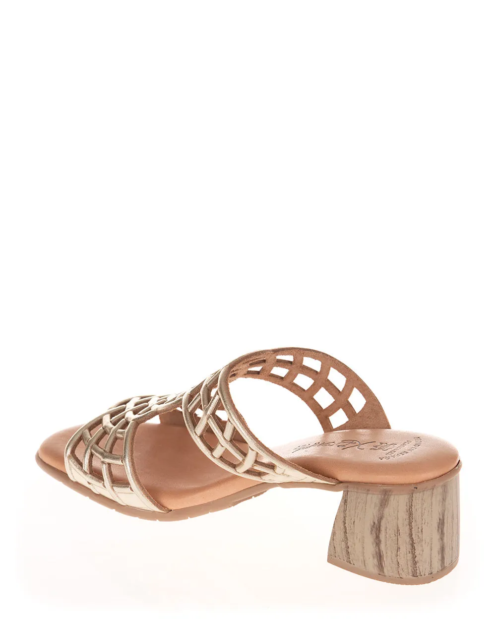 X Bonita V-8039-1 Platino Leather Summer Slide
